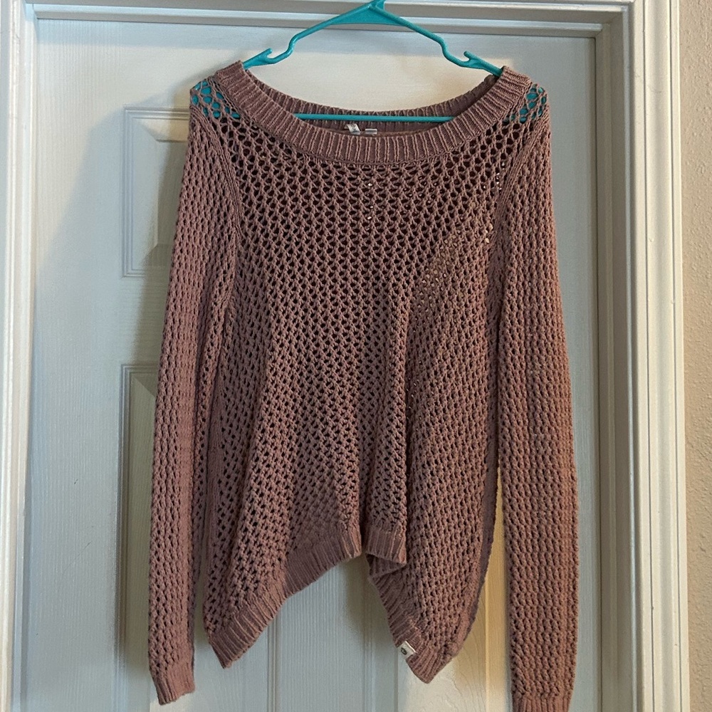 Pink knit sweater
